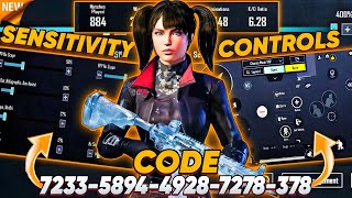 UPDATE 2.8 🔥 Best Zero Recoil Sensitivity settings + Control settings CODE for Pubg Mobile/BGMI