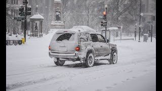 Winter Storm Snow In North Dallas, TX 12 Degrees to 0 Degrees Overnight Low Temperatures Icy Roads