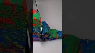 Colorful KINETIC SAND ART, SATISFYING VIDEOS KINETIC SAND ASMR CUTTING #sandart #sandcutting