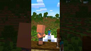 HELP Herobrine save Baby Villager From Pillagers (Demons - Imagine Dragons) #villagers #herobrine