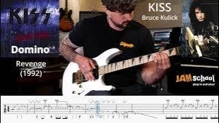 Kiss Domino Bruce Kulick Guitar Solo with TAB