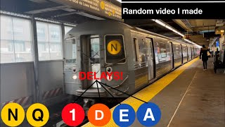 N Q   1 D E A- No idea with trains