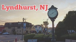 Evening walk in Lyndhurst, New Jersey, USA | Stuyvesant Ave to Ridge Rd