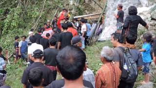 Tana Toraja Preparing Royal Body For Mountain Cliff Side Burial