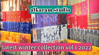 alkaram studio unstitched winter collection vol 1 || October 2022