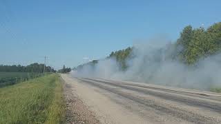 Mustang GT burnout