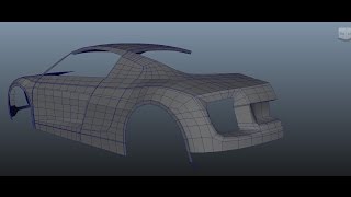 Modelling a Car in Maya Series 1 [P15] Rear Prep Details