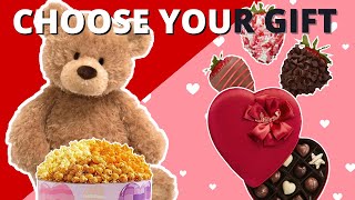 Happy Valentines Day | Choose Your Gift Girl Vs Boy