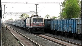 High Speed Overtaking | TVC - NZM SF Express overtakes Twins powered BOXN Freight Train.