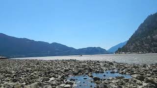 Squamish Estuary low tide May 10, 2024