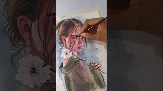 #watercolor #portraitart