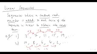 66. A SUMMARY OF LINEAR SEQUENCES AND LINEAR NTH TERM!!! (A-level Maths, Pure Maths Video 66)