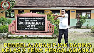 PJOK DARING KELAS 2 Gerak Bertumpu dan Bergantung dengan Satu Tangan