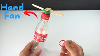 How to make a simple and useful hand fan from plastic bottles