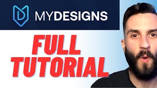 MyDesigns.io FULL tutorial (Best Etsy Print on Demand App Site)