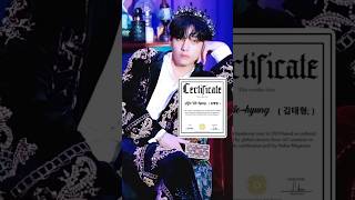 #Taehyung gets officially certified as the #1Most Handsome Man in the world #trending #shorts 👑😱🔥🎉!!