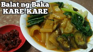 Kare-Kare || Balat ng Baka w/o peanut