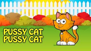 Pussy Cat Pussy Cat - Animation English Nursery Rhyme For Children