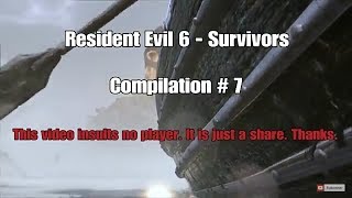 Resident Evil 6 PS4 - Survivors Team Matches Compilation #7 : Piers & Leon Headshots