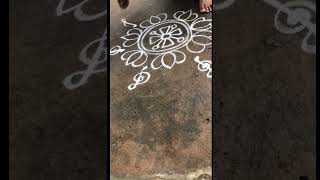 Free hand rangoli design for beginners