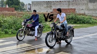 Funny drag race 🤣 Rajdoot Bike Vs Crux Yamaha Modified | crux bike mileage