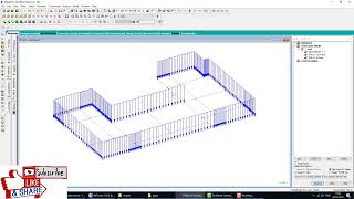 Staad Pro building Design through Autocad part