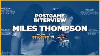 Postgame Interview: Miles Thompson