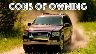 What are the cons of owning a Ford Explorer IV generation?