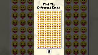 Find The Different Emoji #spotdifference #find #odd