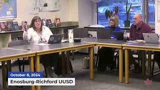 Enosburg-Richford UUSD Meeting | 10/08/2024