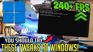 Boost FPS & Fix Lag for Fortnite, Warzone & FiveM! ⚡ Ultimate Windows 11 Gaming Optimization Guide!