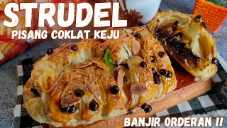 PREMIUM BANGET !! RESEP STRUDEL PISANG COKLAT KEJU DAN BERLAPIS | DAPUR EMA