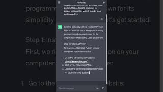 Learn Python Using ChatGPT From Basic #chatgpt #python