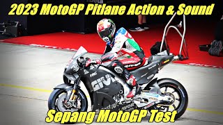 MotoGP Sepang Winter Test 2023 - Pitlane Action & Sound - Day 2