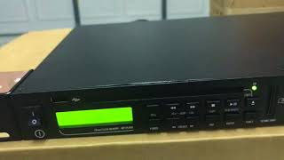 RCF MS1033 CD, SD, MP3, USB, AM, FM player Overview