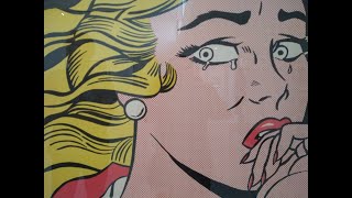 Pop Art Roy Lichtenstein in museum JAN in Amstelveen.