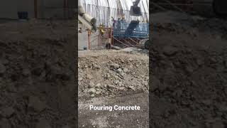 Pouring Concrete Part 2 | Toll Project | Rural | Civil Engineering #shorts