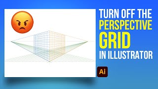 How To Turn Off The Perspective Grid In Adobe Illustrator | Close  Perspective Grid In Illustrator