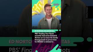 Pocahontas!? Are you related to anyone unique?#dailynews #edwardnorton #hollywoodnews #pocahontas