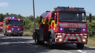 Cambridgeshire Fire & Rescue Service - Ramsey WrC & Chatteris LRP Responding