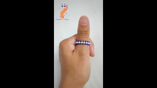 اكسسوارات خواتم بالخرز مشروع من البيت|beads rings diy