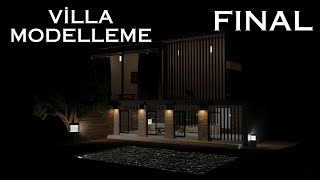 BLENDER'DA GERÇEKÇİ VİLLA MODELLEME // FINAL