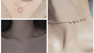 beautiful korean necklaces designs #reels #shorts #trending #korean #fashion #like #new #popular