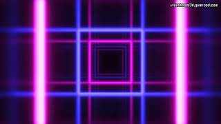 VJ LOOP 124 - Blue & Magenta Neon Squares - 4K - 30 min