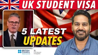 UK Student Visa 🇬🇧 5 Latest Update for International Students | UK January Intake 2025 | Study in UK