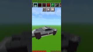 I made Tesla Truck in Minecraft || #shorts #minecraft #tesla