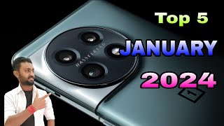 Top 5 Upcoming Mobiles JANUARY 2024#entrystart