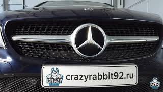 Замена штатной мультимедийной системы и защита головной оптики на Mercedes Benz CLA 2017