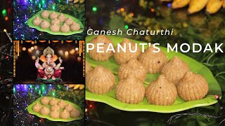 PEANUT MODAK RECIPE | GANESH CHATURTHI #ganeshchaturthi #vlog #modak #modakrecipe #cooking #food