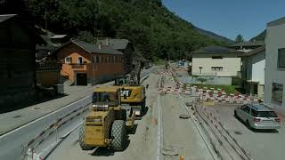 Kreisel Bitsch: Abschluss der Arbeiten im Herbst mit dem Belagseinbau